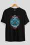 Thrym Front Printed Black Oversize T-Shirt Men Women Cotton Crew Neck T-Shirt