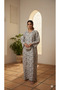 All over Zari Printed premium Botanical Jalabiya - 2