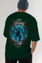 Ymir Back Printed Green Oversize T-Shirt Men's Women's Cotton Crew Neck T-Shirt - 7