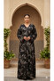 All over Zari Printed premium Botanical Jalabiya - 2