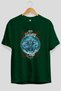 Thrym Front Printed Green Oversize T-Shirt Men Women Cotton Crew Neck Tshirt