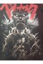Hardbody Berserk Guts & Eclipse Printed Oversize Vintage Black T-Shirt - 4