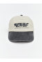 Mixed Text Embroidered Men's Cap Hat