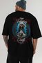 Baldur Back Printed Black Oversize T-Shirt Men's Women's Cotton Crew Neck T-Shirt - 7