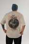 Viking Mythology 21 Back Printed Beige Oversize T-Shirt Men Women Cotton Crew Neck T-Shirt