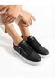 Women's Sneaker Daily Light Sole Lace-Up Zippered Sports Shoes 395 Black Silver - 4