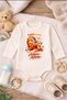 Baby Bodysuit with Funny Text and My Lion Family Printed on It, 100% Cotton Body (Newborn & Baby) - 4