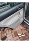 Bora Leather Door Trim Set Gray - Golf 4 Door Interior Ready-To-Install Leather Covering - 3