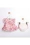 Joyce Floral Patterned Panty Dress for Baby Girl - 5