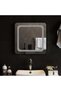 LED bathroom mirror, 50x50 cm - 3