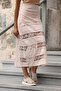تنورة طويلة شبكية - حجرية |   D2551 - 4