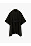 Oversized Cape Coat with Belt and Cashmere - 3