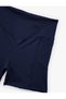 High Waist Pocketed Slim Fit Biker Sports Leggings with Stitching Detail - 5