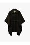 Oversized Cape Coat with Belt and Cashmere - 2