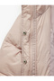 High Collar Long Sleeve Inflatable Coat with Zipper Pockets - 4