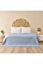 Soft Rete Double Pike - Blue - 200X220 cm