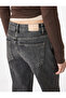 Cotton Double Leg Regular Waist Pocketed Buttoned Denim Trousers - Straight Fit Jean - 3