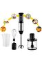 Hand Blender 4-In-1 450W Multi-Function Kitchen Mixer With Chopper Bowl, Whisk And Measuring - 2