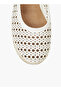 Women Perforated Design Mary Jane Shoes - 5