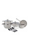 Essentials 12-Piece Warm-Grey Granite Cookware Set | Non-Stick Pots and Pans Set | PR80978
