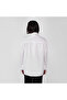 White Cotton Poplin Shirt with Pearl Detailing - 3