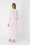 Maternity Nightgown Long Sleeve Lace Collar Breastfeeding Feature m L XL XXL 3XL 4XL - 5