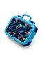 Kids Navy Blue Dinosaur Patterned Stainless Steel Lunch Box 39213