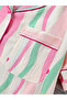 Pink Striped Shirt and Shorts Pyjama Set - 3