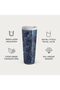 700ml Travel Mug with Flap & Straw Lid Combo – BPA-Free Stainless Steel, Triple-Layer Insula - 2