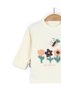 Baby Girl 100% Cotton Süzene Tulip Embroidered Hat, 3-Piece Bodysuit Set with Gloves - 4
