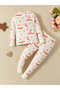 Girls Graphic Print T-Shirt and Pyjama Set - 6