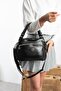 5-Compartment Quality Soft Leather Multi-Compartment Hand Shoulder Crossbody Bag Width 28 Length 19 cm - 2