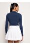 Square Neck Top – Dark Denim Blue - 4