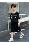 Boys Graphic Print T-Shirt and Shorts Set - 3