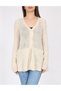 Cardigan, Ecru - 2