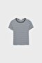 تي شيرت مخطط بقصّة Slim Fit الأساسية - 6