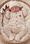 Newborn Baby 3-Piece Rabbit Embroidered Hospital Release Zibin Set