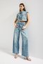 Women's Denim Color 12s6-32 Mega Baggy Fit Special Tailoring Accessorized Design Denim Jean - 2
