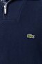 Classic Fit Long Sleeve Half Zipper Men's Knitwear Sweater Navy Blue - 4