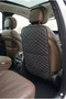 Seat Back Protector Car Seat Back Protection Cover - Black - Pink Stitched - 2