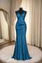 Women’s Satin Evening Maxi Dress - 3