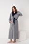 Plus Size Maternity Dressing Gown Set Beige Blue Gray XL XXL 3XL 4XL - 5