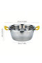 Stainless Steel Colander 24CM, Kitchen Strainer,Pasta Fruit Vegetable Drainer - 3