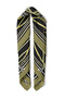 Plaid Framed Gold Belt Detail Patterned Scarf Bandana 50X50 cm - 3