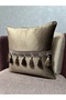 Soft Imported Velvet Brown with Hanging Tassels 43X43 - 4