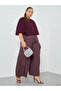 Plus Size Short Flutter Sleeve Blouse - 2