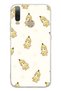 General Mobile Gm 10 Compatible Banana Costume Cat Pattern Transparent Phone Case