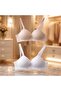 حمالة صدر للتمرين بدون أسلاك من نوع My First Bra باللون الأبيض، عبوة من قطعتين