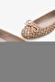 Carlot Women's Genuine Leather Ballerinas - Mink Suede - 3
