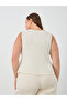 Plus Size Solid Sleeveless Top - 4